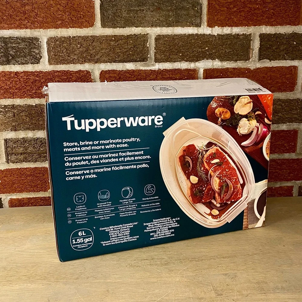 Tupperware XL Food‎ Storage Container 1.55 Gallon- NEW